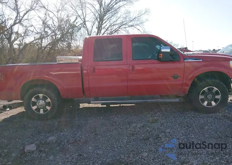 2011 Ford F-250 Lariat from USA, damaged, VIN 1FT7W2BTXBEC45782